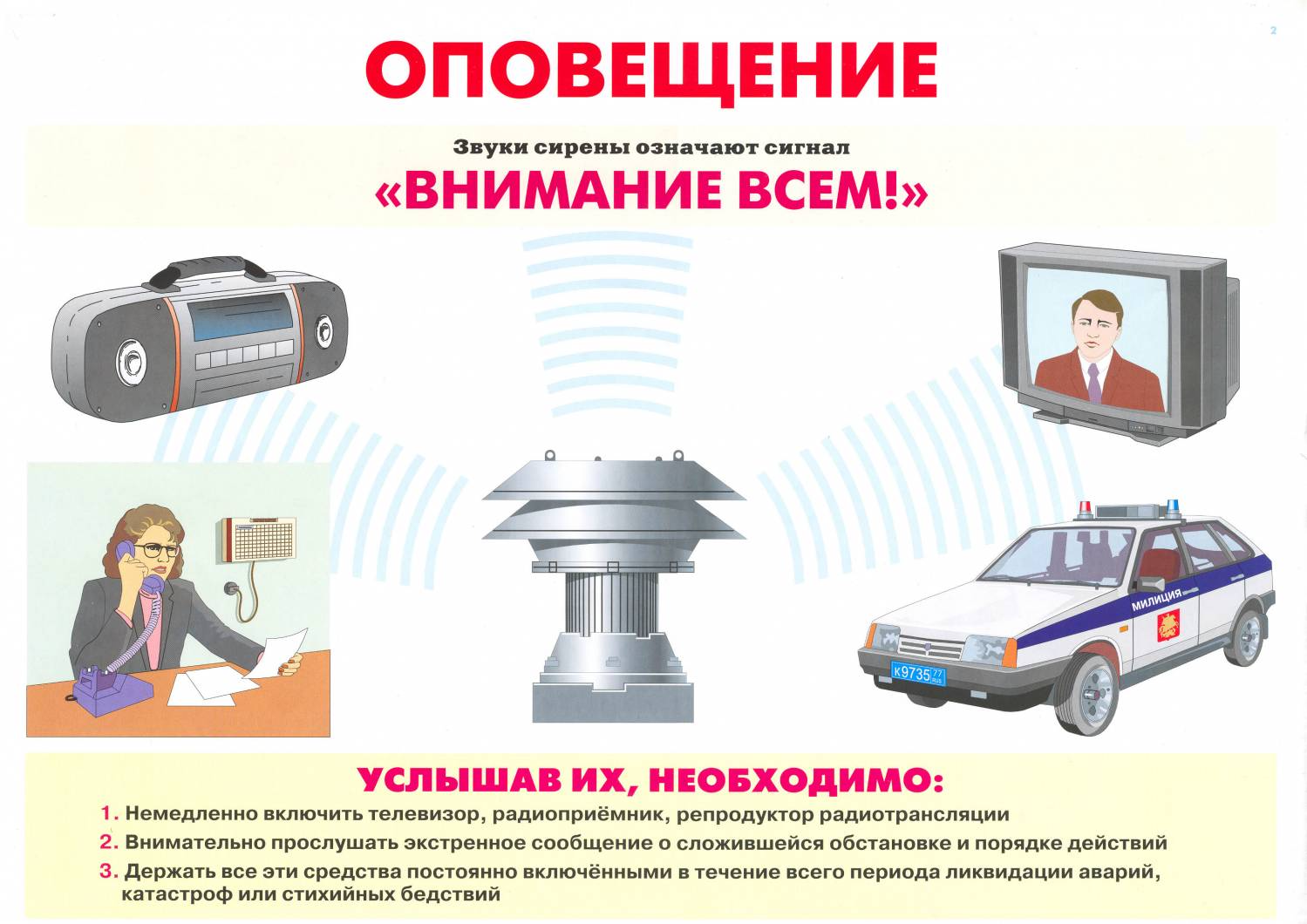 02 октября 2024г. запланировано проведение проверки готовности систем  оповещения.